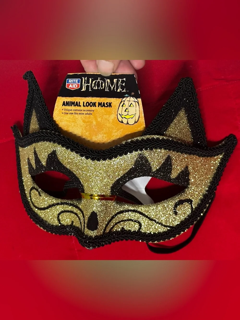 Masquerade cat-style or costume eye mask, Costume Accessory, Halloween